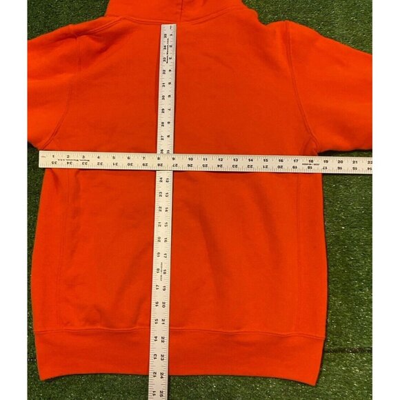 Vintage Clemson Tigers hoodie small sweatshirt Russell Athletic mens orange Y2K - Picture 9 of 9